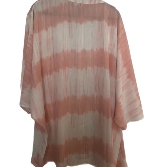 Spring Easter Kimono Sherbet open Flowy Feminine romantic  Lagenlook - Picture 3 of 4